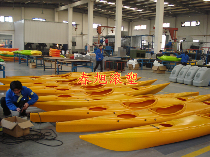 春旭滾塑模具塑料制皮劃艇等水上設施代加工
